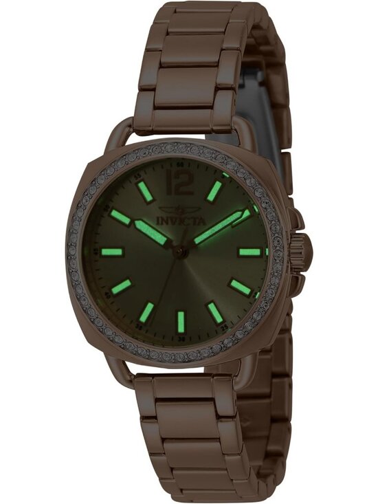 Elegant 32mm Stainless Steel Quartz Watch for Women - Stylish Wildflower Design